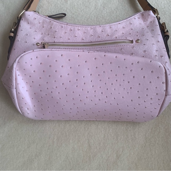 Giani Bernini vegan Ostrich shoulder bag. - Picture 3 of 9
